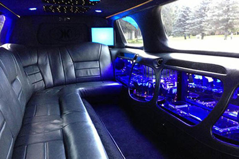 Chapel Hill limo leather seats